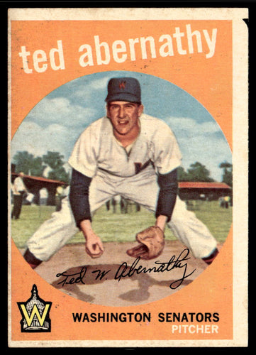 1959 Topps #169 Ted Abernathy VGEX-B111R4