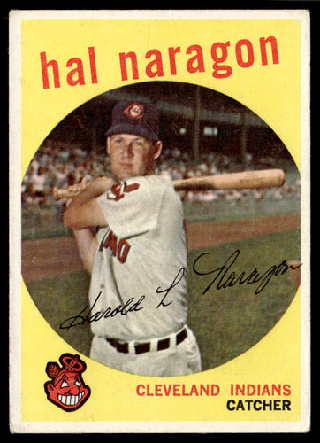 1959 Topps #376 Hal Naragon VGEX-B111R4