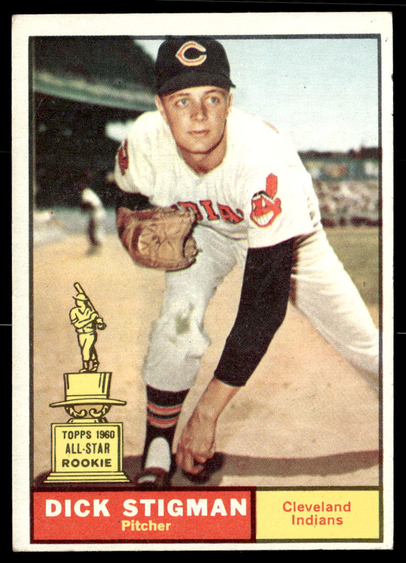 1961 Topps #77 Dick Stigman VGEX-B111R4