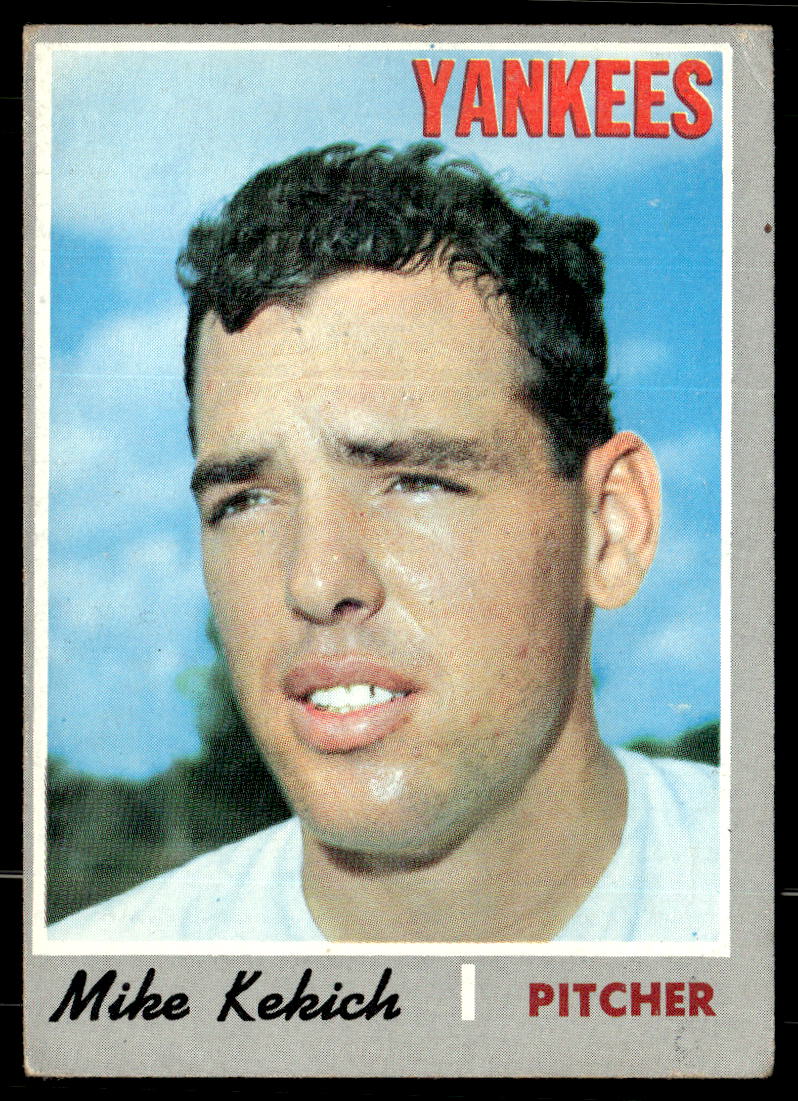 1970 Topps #536 Mike Kekich VGEX-B111R4